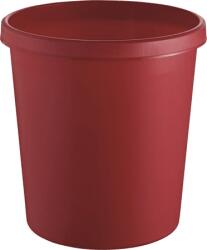 HELIT 18 literes műanyag papírkosár - Piros (H6105825)