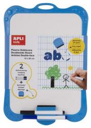 APLI Fehértábla, kiegészítőkkel, kétoldalas, törölhető, APLI Kids (LCA12916)