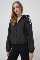 adidas Originals rövid kabát Adicolor HC2022 női, fekete, átmeneti - fekete 38