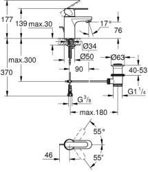 GROHE Get Egykaros mosdócsaptelep