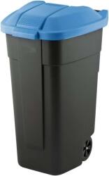 Curver 110 literes műanyag Kültéri műanyag szemetes - Fekete/Kék (2912900857) - mall