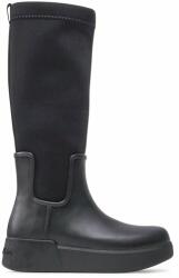 Calvin Klein Csizma Calvin Klein Rain Boot Wedge High HW0HW01264 Fekete 37 Női