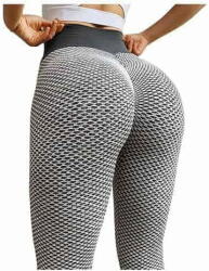Netscroll Sportos leggings push up hatással, sport leggings, varrat nélküli push up női leggings sporttevékenységekhez és szabadidőhöz, fitness, pilates, jóga, PushUpLeggings, S/M