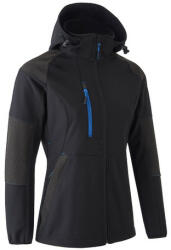 Coverguard antilope női softshell dzseki fekete/kék színben (5ANT0100XS)