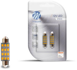 m-tech C5W szofita LED jelzőizzó, 36mm, 2db/bliszter