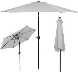 Gardlov Kerti napernyő 260cm, szürke, vízálló, acélkeret