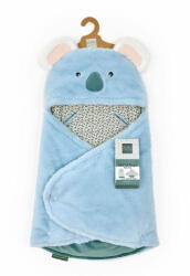  Doudou Plüss kék takaró kapucnival Yoca le koala 70 cm