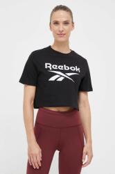 Reebok t-shirt Reebok Identity női, fekete - fekete M