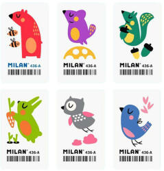 MILAN állatos grafikájú radír - többféle (TC-F41176036-CNM436A) - mindenkiaruhaza