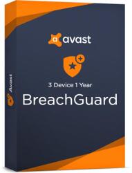 Avast BreachGuard - 3 PC / 1 An, Licență electronică licență electronică