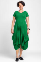 Pierino Rochie lunga in colturi, din tricot de bumbac, verde crud Talie unica