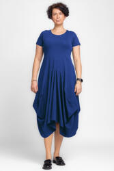 Pierino Rochie lunga in colturi, din tricot de bumbac, albastra Talie unica