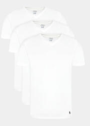 Ralph Lauren Set 3 tricouri 714936903001 Alb Slim Fit
