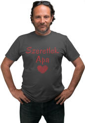 Szeretlek Apa - Férfi Póló (szaanp3)