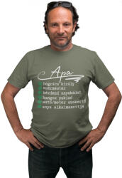  Apa képességei - Férfi Póló (687595)