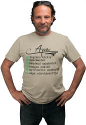  Apa képességei - Férfi Póló (934826)