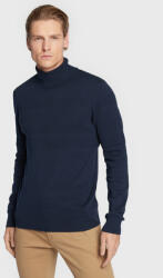BLEND Bluză cu gât 20714346 Bleumarin Regular Fit