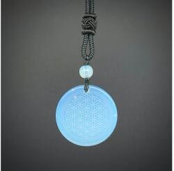 R. M. ékszer Kör életvirág opalit medál zsinóron 3, 5cm (021972)