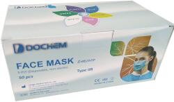 Dochem DOCHEM® Type IIR rózsaszín Orvosi Arcmaszk 3 rétegű, gumis, 50 db/doboz (1A3133)