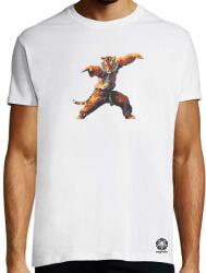 Magnolion Pixelart kung fu tigris v3 póló