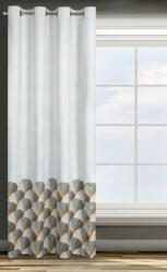  Gina bársony sötétítő függöny Ezüst 140x250 cm