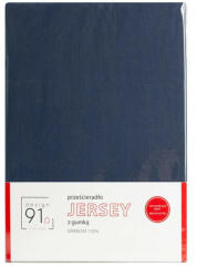  Jersey pamut gumis lepedő Grafit 90x200 cm +25 cm
