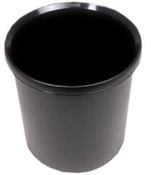HELIT Ergologic Nyitott tetejű műanyag szemetes - Fekete (H6105795)