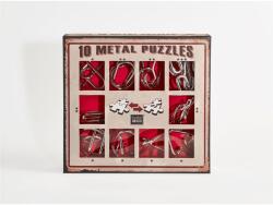 Eureka! 10 Metal Puzzle Set ördöglakat készlet - Piros (EUR34508)