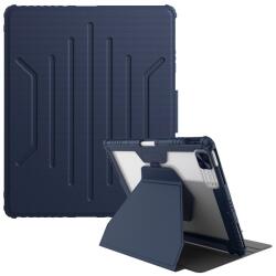 Nillkin BUMPER SNAPSAFE műanyag védő (aktív FLIP, ütésállóság, asztali tartó, mágneses, ceruza tartó) SÖTÉTKÉK Apple IPAD Pro 12.9 (2022), IPAD Pro 12.9 (2020), IPAD Pro 12.9 (2021) (GP-156844)