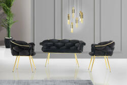  Set de scaune Balon2111 negru Gold (974NMB1802)