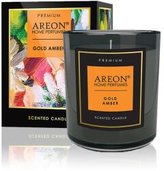 Areon Lumânare parfumată - Areon Home Perfumes Premium Gold Amber Scented Candle