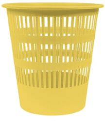 DONAU 12 literes műanyag papírkosár - Sárga (D307-11)