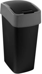 Keter Pacific flip bin 45 literes billenős műanyag szemetes - Fekete (229411)