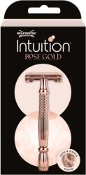 Wilkinson Sword Intuition Double Edge Rose Gold Razor női fém borotva Classic + 10 db borotva