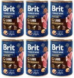 Brit Premium by Nature Adult Lamb with Buckwheat 6x400 g