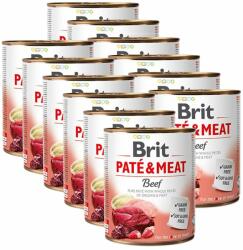 Brit Paté & Meat Beef 12x800 g