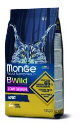 Monge BWild Low Grain Adult száraz macskatáp - vadnyúl 1.5 kg