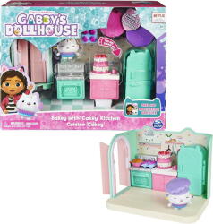 Spin Master Spin Master Gabby's Dollhouse Deluxe Room Kitchen Toy Figure (with Kuchi Cat Figure) (6062035) Figurina