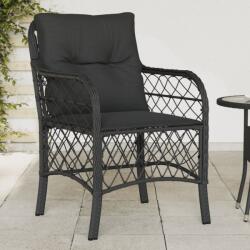 vidaXL 2 db polyrattan kerti szék párnával (365153/4/6)