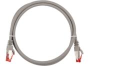 NIKOMAX Patch kábel S/FTP CAT6a LSOH, Essential Series, 10m, szürke - NMC-PC4SA55B-ES-100-C-GY (NMC-PC4SA55B-ES-100-C-GY)