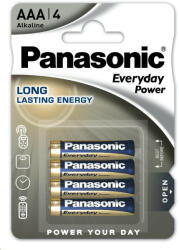 Panasonic Baterii alcaline Everyday Power LR03EPS / 4BP AAA 1.5V (Blister 4buc) (00260899) Baterii de unica folosinta