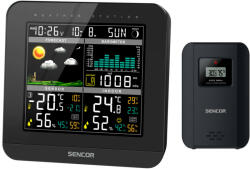 Sencor SWS 5800 meteorológiai állomás, naptár, ébresztés (52000196)