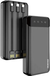 Dudao Baterie Externa Dudao K6Pro Plus 20000mAh USB Type C micro USB Lightning Negru (6973687243449)
