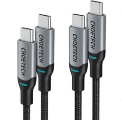 Choetech Cablu Date Choetech 2x USB Type C - USB Type C 100W 5A 1.8m Negru (6971824977301)