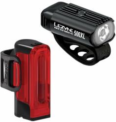 Lezyne Hecto Drive 500XL/Strip Drive 300+ Pair Black 500 lm-300 lm Față-Spate Lumini bicicletă (1-LED-9P-V1804)