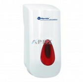 Merida Fertőtlenítőszer adagoló, spray pumpával, fehár ABS műanyag, piros szemmel, 880ml