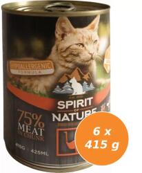 Spirit of Nature Cat konzerv Strucchússal 6x415g