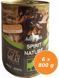 Spirit of Nature Dog konzerv Bárányhússal és nyúlhússal 6x800g