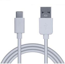 Spacer Cablu de Date / Incarcare Spacer pentru Smartphone USB 2.0 (T) la Type-C (T) PVC 2.1A 1M Alb (SPDC-TYPEC-PVC-W-1.0)