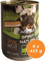 Spirit of Nature Dog konzerv Bárányhússal és nyúlhússal 6x415g